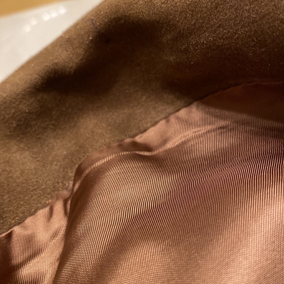 Faconnable brown suede lined skirt wrap knee length-12-Bundle discount - Picture 9 of 12